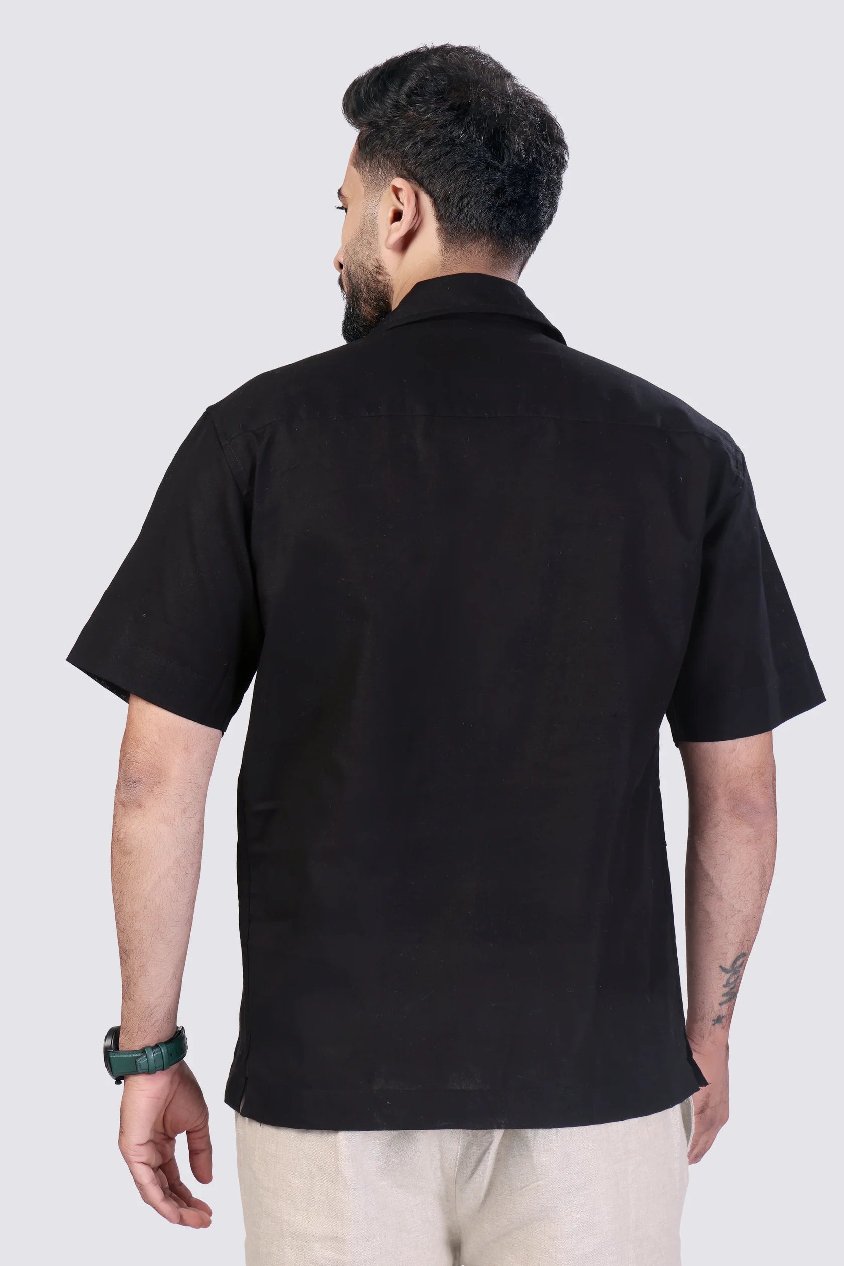BLACK PANTHER - EMBROIDERED COTTON SHIRT