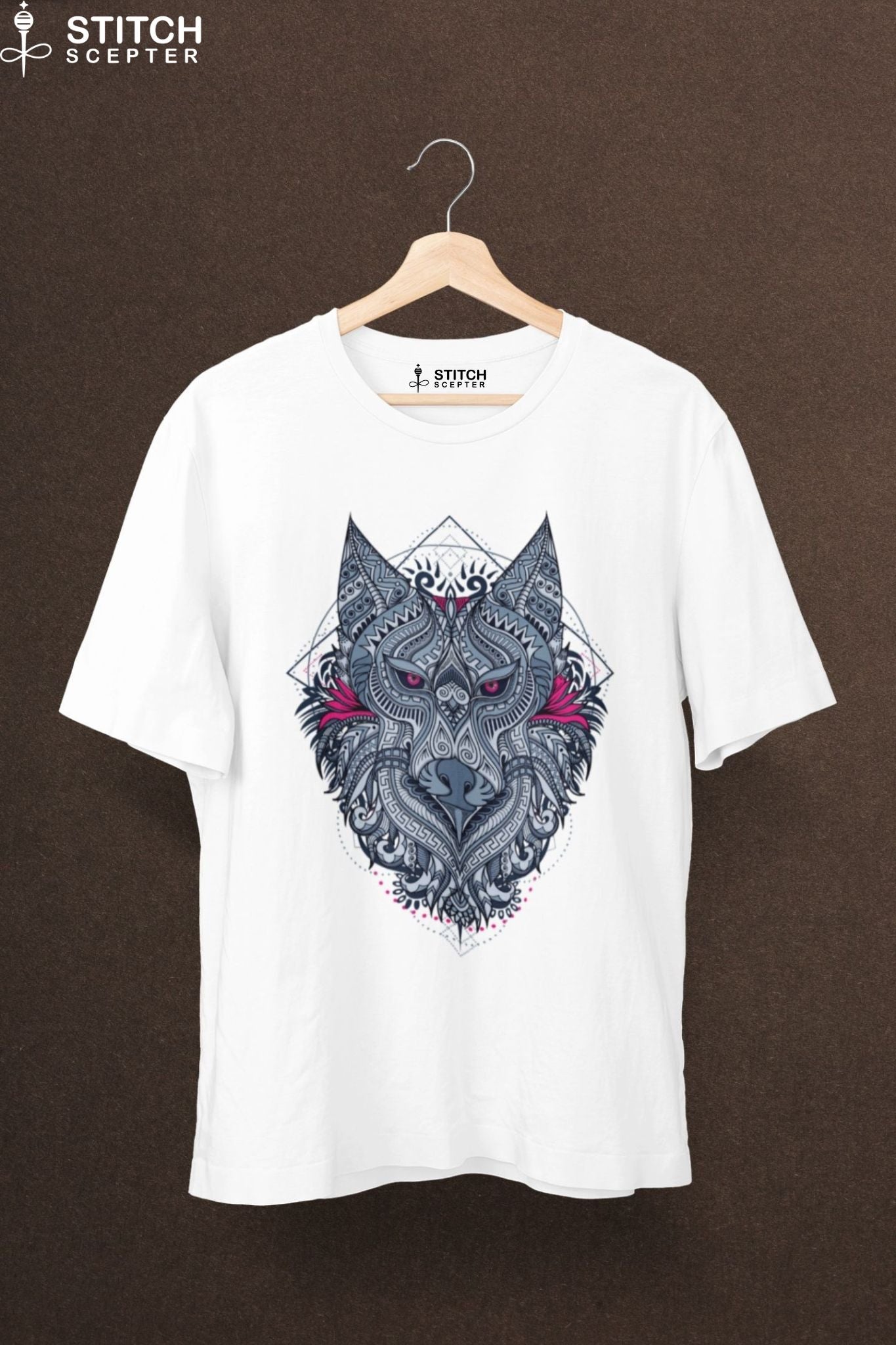 Tribal Wolf Drip Oversized