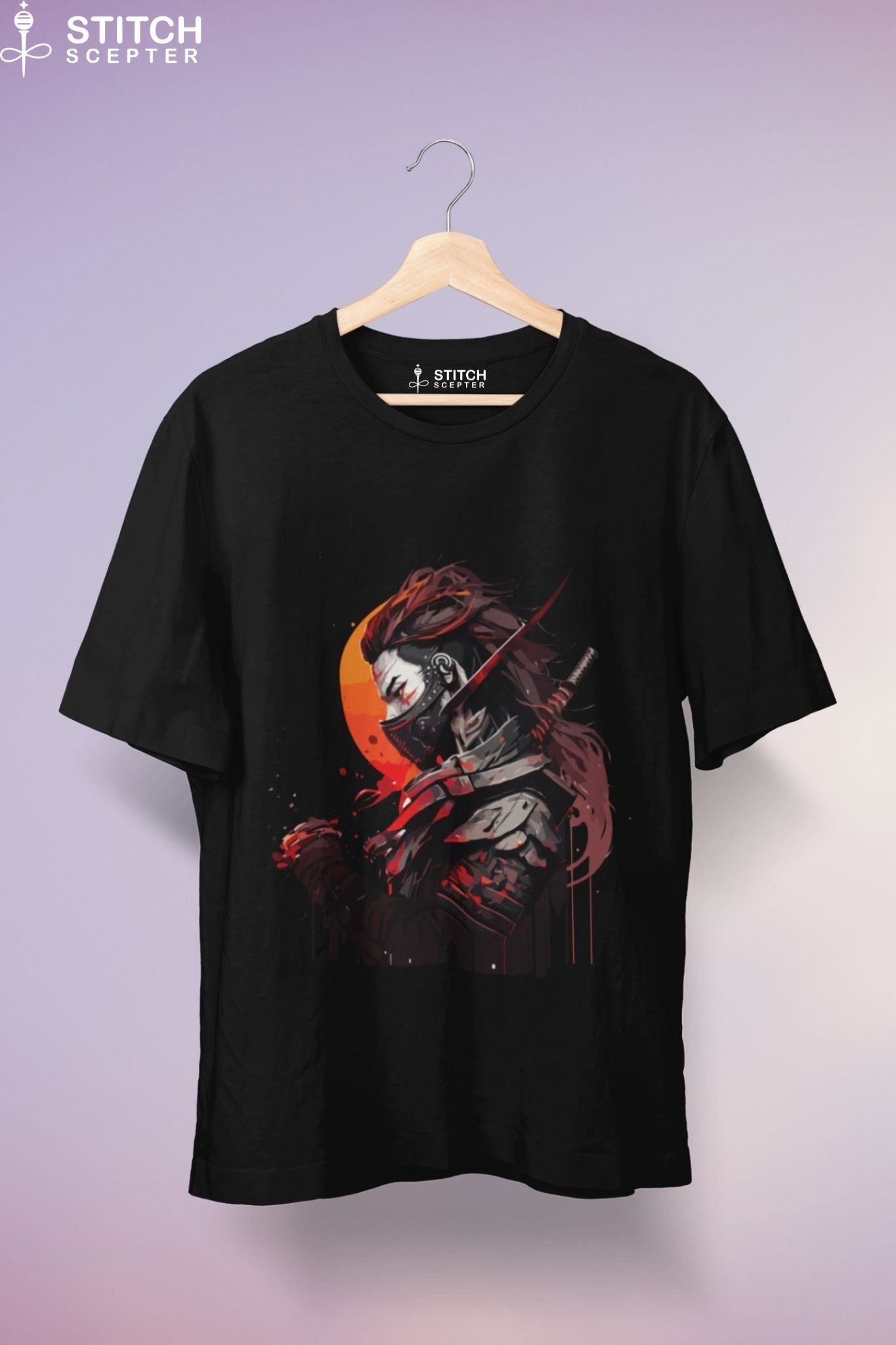 Red Eclipse Warrior Samurai Oversize