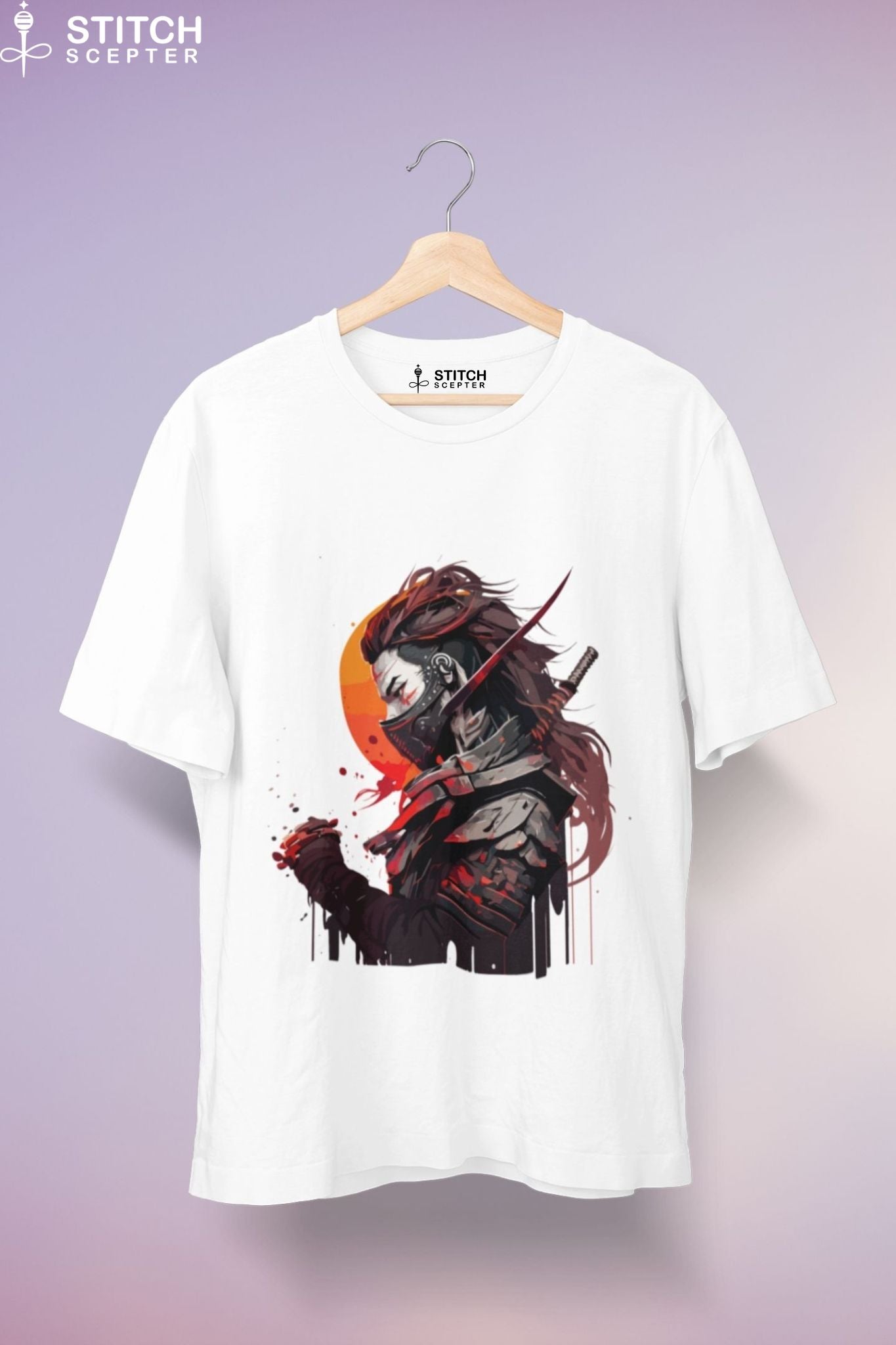 Red Eclipse Warrior Samurai Oversize