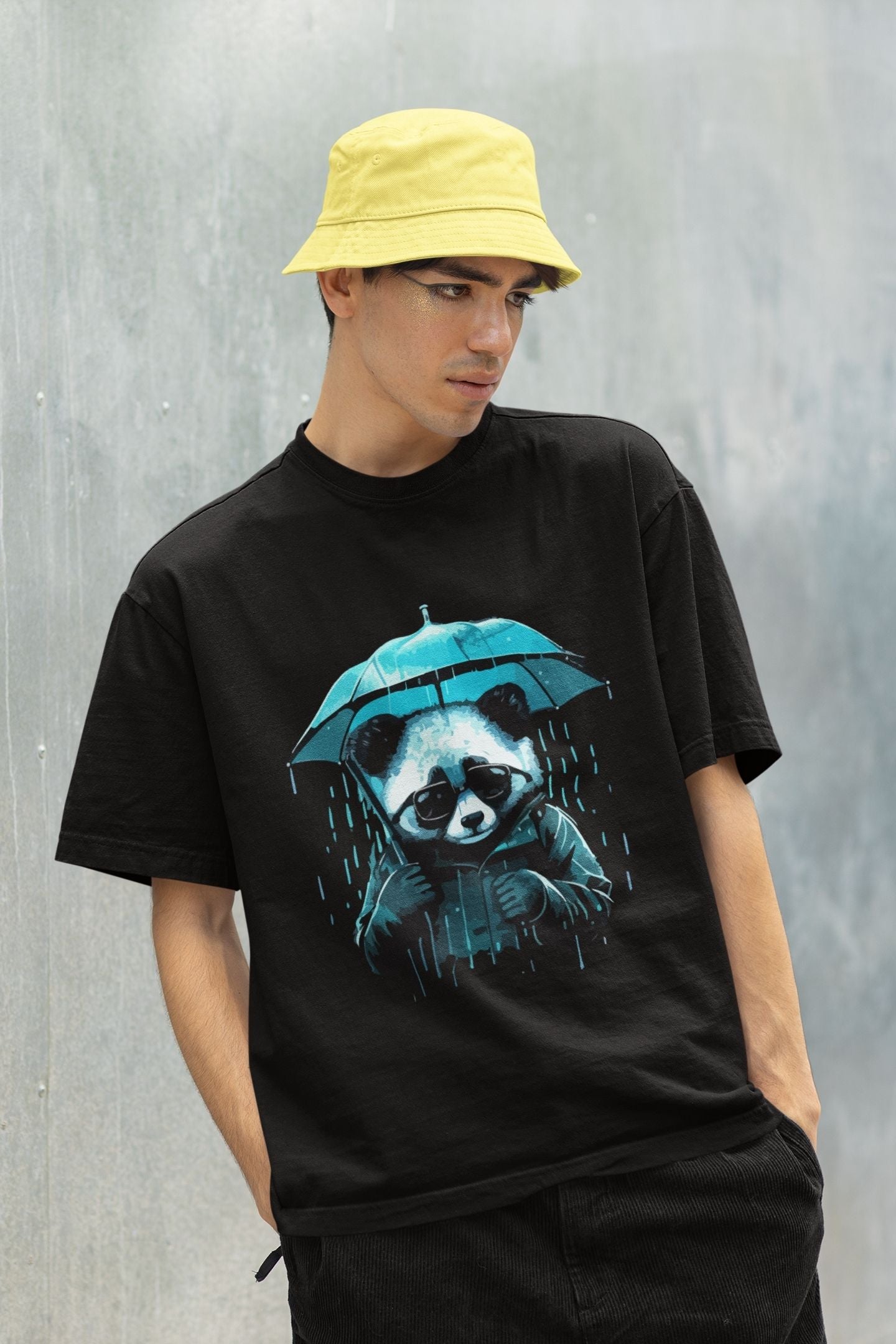Urban Panda Blues Oversized