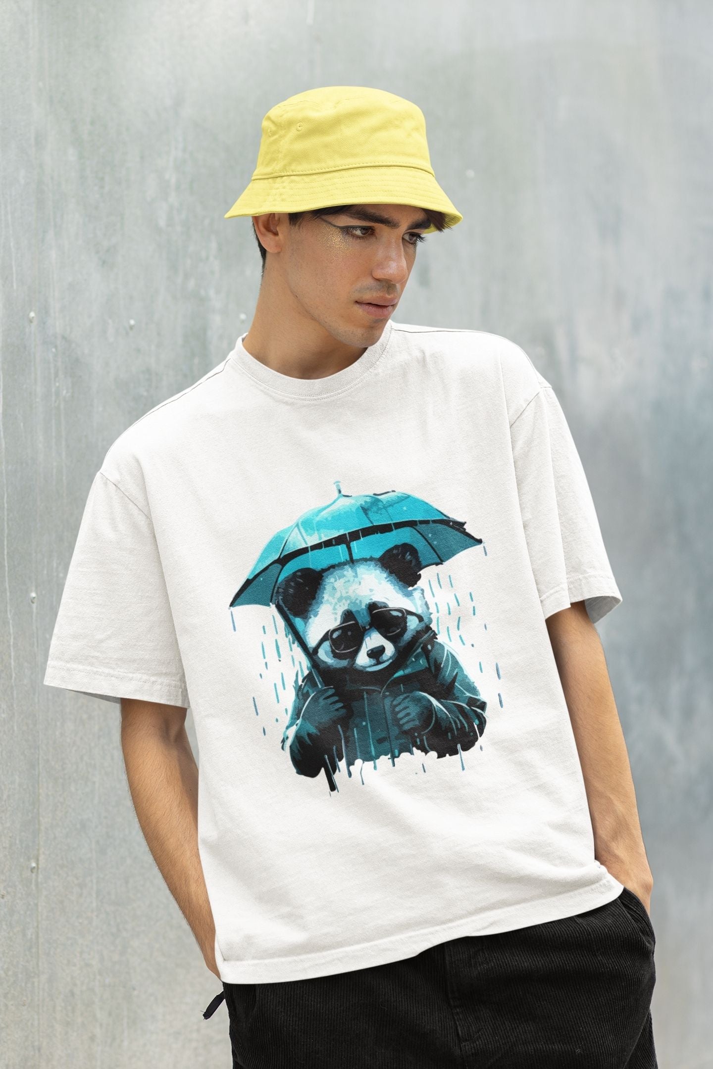 Urban Panda Blues Oversized